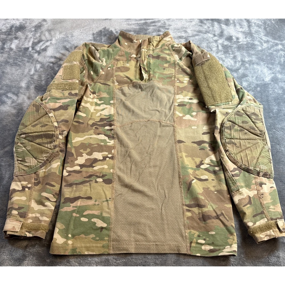 US Army Combat Shirt Type II FR Flame Resistant Camo Tactical Massif Mens XS